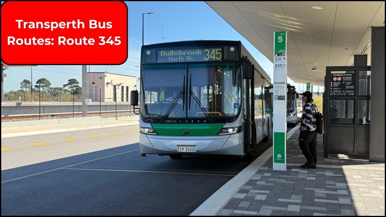 Transperth Bus Routes: Route 345 - YouTube