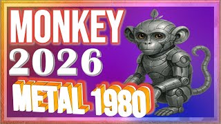 ✪ Monkey Horoscope 2026 |✦| Metal Monkey 1980 | February 16, 1980 to February 4, 1981