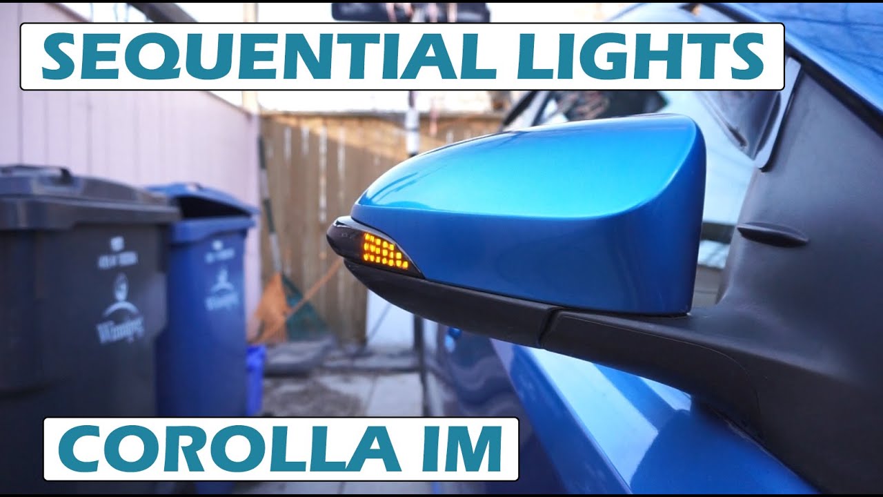 Corolla iM Chronicles #2: Sequential Signal Lights