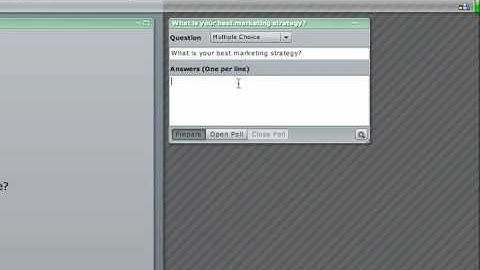 Adobe Acrobat Connect Pro -  Polling Feature