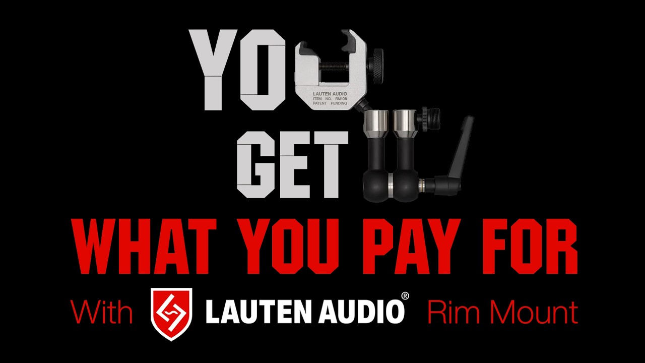 Система крепления микрофона Lauten Audio RIM MOUNT для малого барабана: лучшее соотношение зажима...