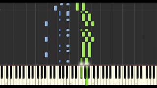 Video thumbnail of "Yann Tiersen - La Noyee [1998 Live] (Synthesia Tutorial)"