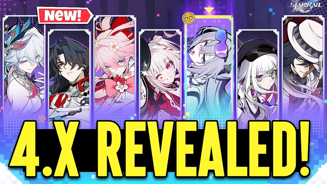 HONKAI: STAR RAIL REVEALED NEW 4.X CHARACTERS & SP CHARACTERS!!