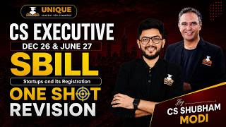 START-UP AND ITS REGISTRATION | SBILL | ONESHOT REVISION | DEC 26 & JUNE 27 | CS SHUBHAM MODI