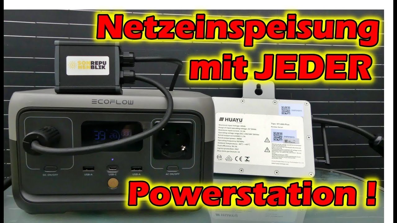 Netzeinspeisung mit jeder Powerstation ganz einfach! - YouTube
