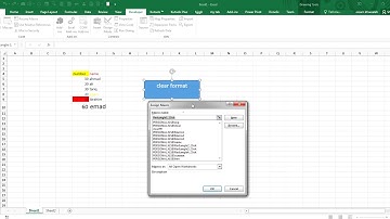حذف التنسيقات على الخلايا في الاكسل Clear Formatting In Excel