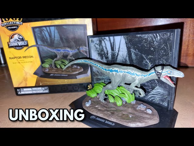 Jurassic World Figurine Toyllectible Treasure Velociraptor Blue