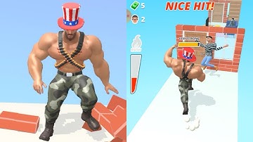 MUSCLE RUSH Gameplay All Levels IOS Android Levels 18-19 | A A63AKA