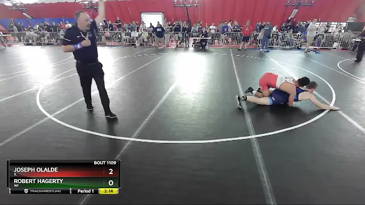 170 Lbs Quarterfinal - Joseph Olalde, IL Vs Robert...