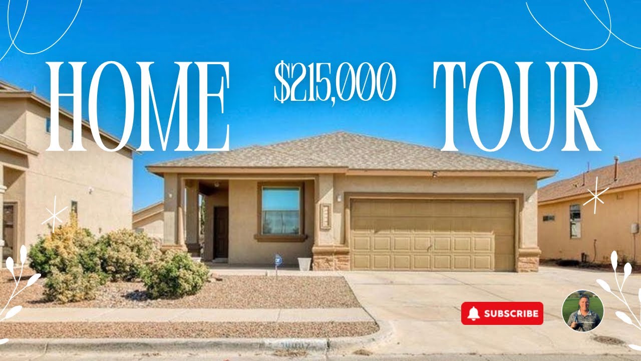 $215,000 Home Tour in El Paso, TX | Renting vs Owning in the El Paso Real Estate Market