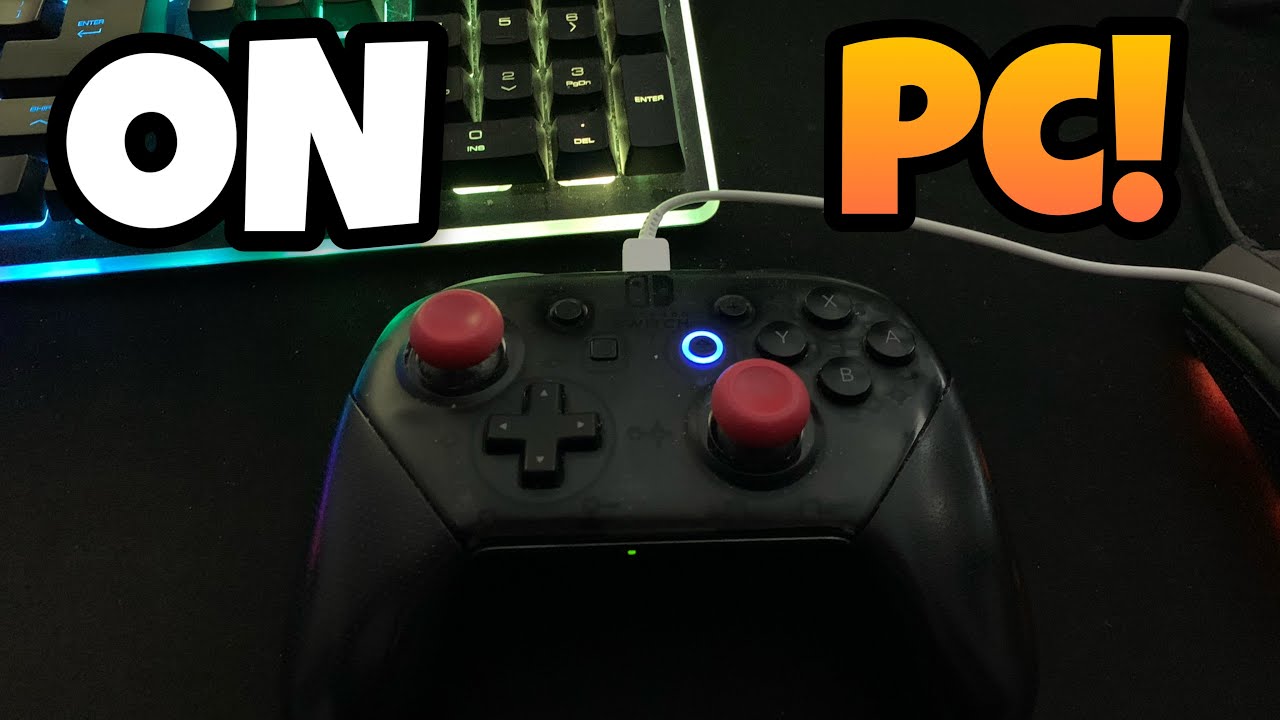 How To Connect A Nintendo Switch Pro Controller To Pc For Fortnite Youtube