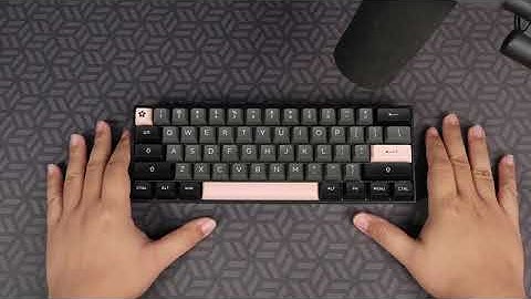 [MX] Anne Pro 2 Cherry MX Black Hyperglide Typing Test