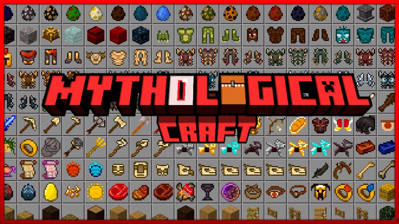 Nova Atualização da Addon Mythological Craft para Minecraft 1.21.92! Novos Bosses e Armas!