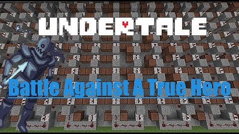 Battle Against A True Hero With Note Blocks!