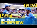 Tushar Deshpande & Lalit Yadav interview each other | #DCvRR