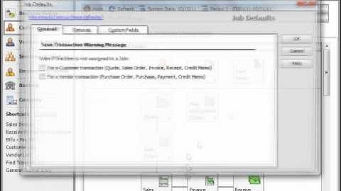 Peachtree Tutorial Setting Job Defaults Sage Training Lesson 11.2