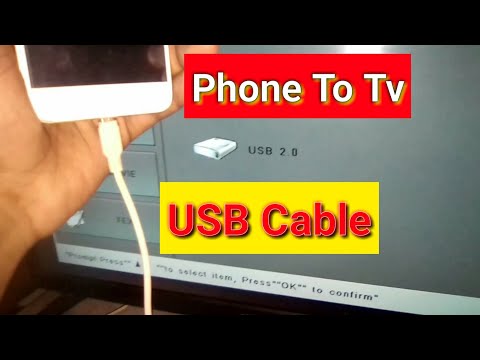 how to connect phone to TV using USB cable