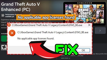 How to Fix GTA 5 no applicable app licenses found on Xbox
