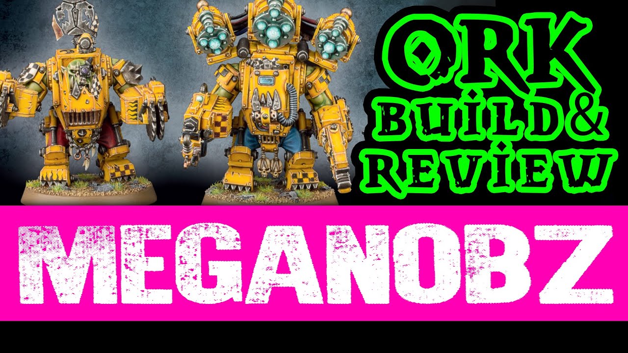 Warhammer 40K Ork Meganobz Grot Oiler Orks 1 Mega Armor can be built as Big Mek