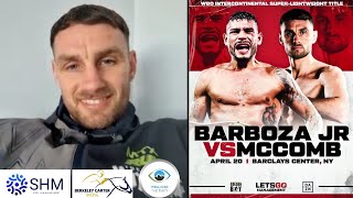 SEAN MCCOMB V ARNOLD BARBOZA JR| WBO ...