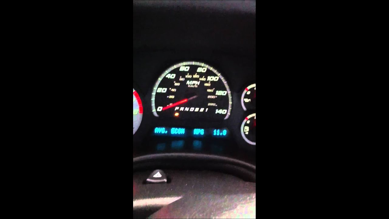 Gauges acting up on SS Trailblazer