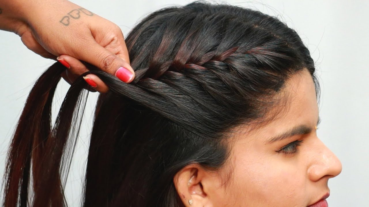New Side Front Braid Hairstyles for Long Hair