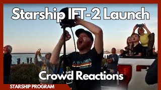 SpaceX Starship IFT-2 Launch Reactions | Lift-off, Sound, Separation, and B9 Explosion | Starbase