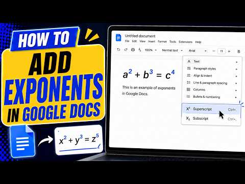 How to Add Exponents in Google Docs [ step-by-step guide ]