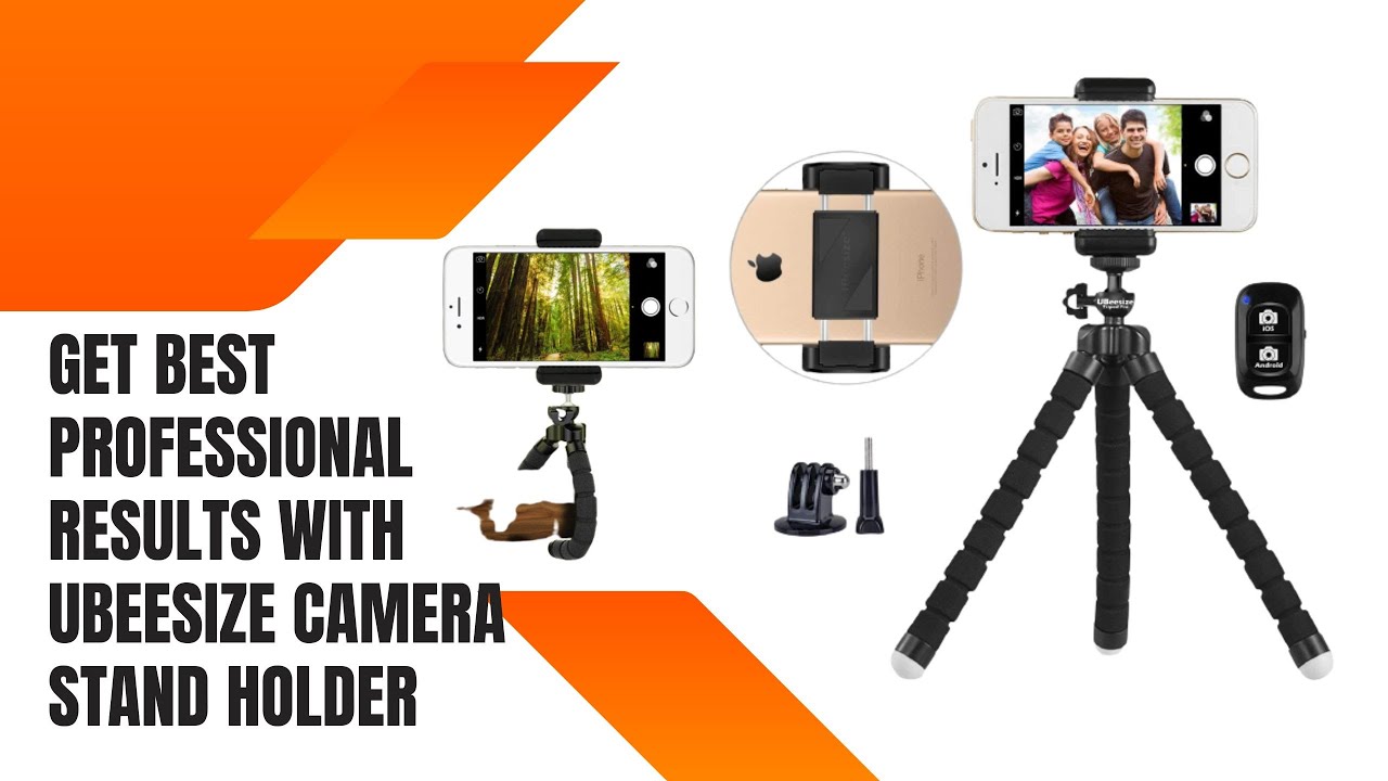 Get Best Professional Results with UBeesize Camera Stand Holder || Phone Tripod
