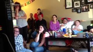 Mom's baby announcement