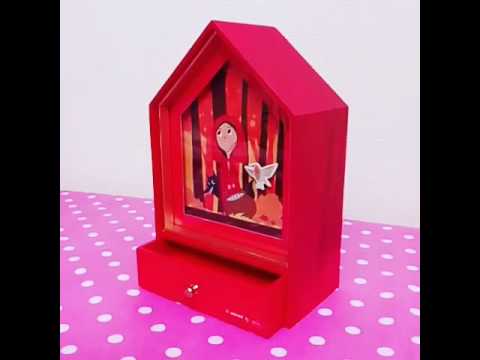 Музыкальная шкатулка- ночник "Красная шапочка"