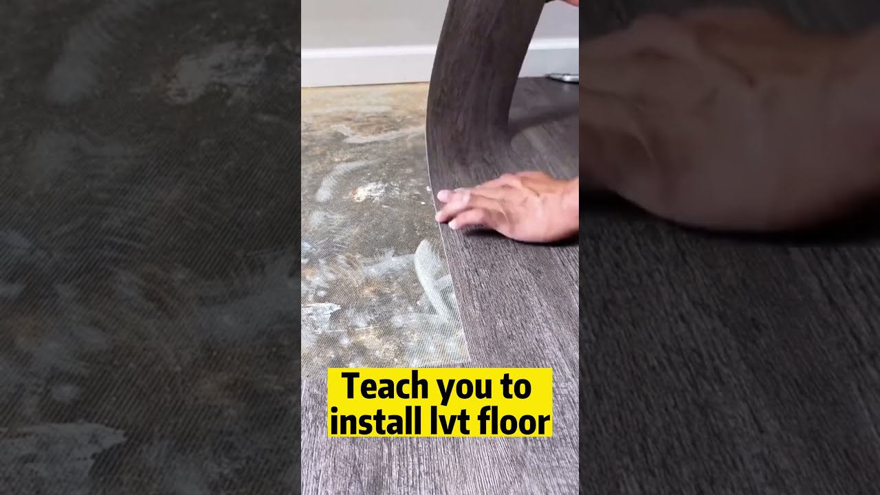LVT Floor Installation Teaching