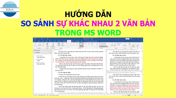 So sánh sự khác nhau 2 đoạn văn năm 2024