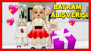 Bayram İçi̇n Ai̇lecek Alişveri̇ş Yapiyoruz Roblox Brookhaven Rp Hi̇kaye