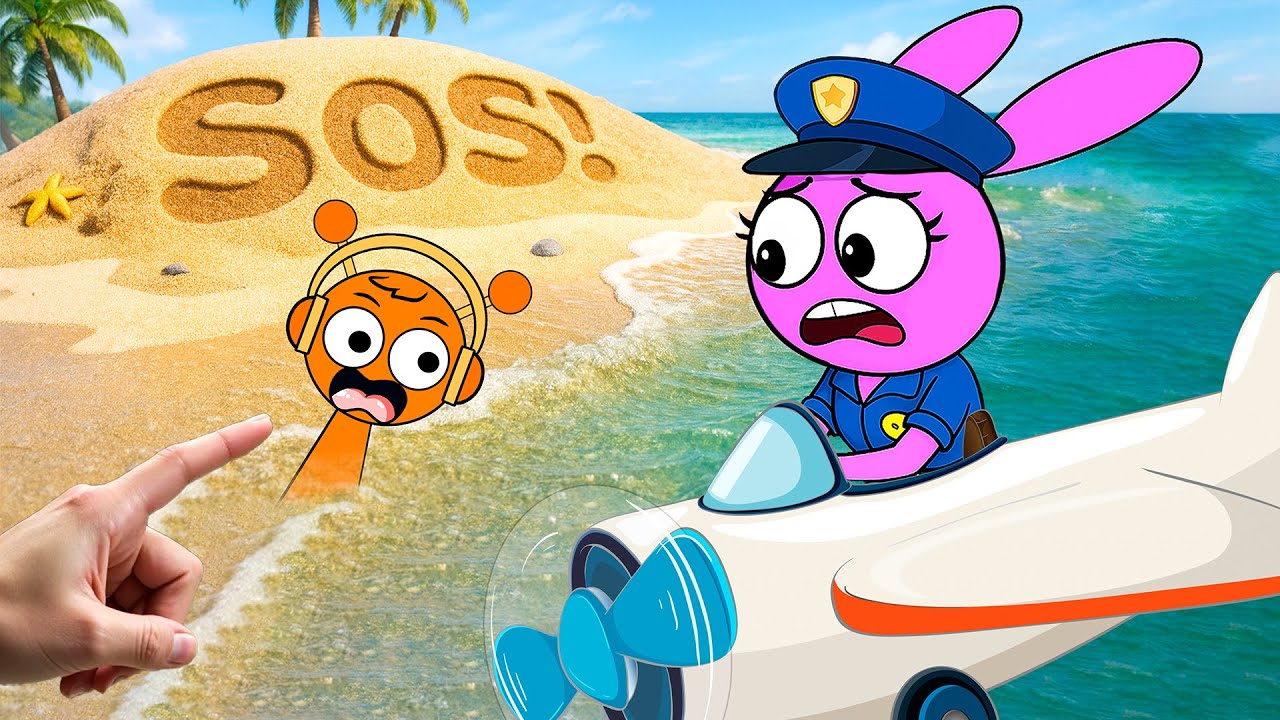 🚨 Signal from the Island! Can Pinki Police Rescue Oren in Time? ⏰ ...
