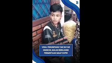 Viral Ogah Bayar Ongkos Sopir Online Malah Minta Maaf, Alasan Berdamainya Jadi Sorotan Warganet