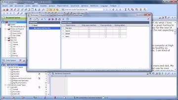 [2012] MAXQDA 10 and MAXQDA 11: MAXDictio - Dictionaries