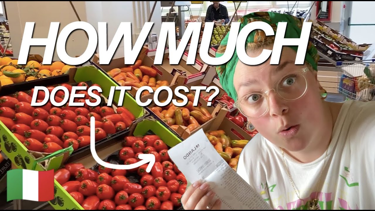Grocery Shopping in Italy 🇮🇹 Is food expensive in Italy?