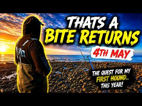 THAT’S A BITE! | THE RETURN 🎣 CAN I CATCH MY FIRST SMOOTH HOUND OF THE YEAR? (4th May)