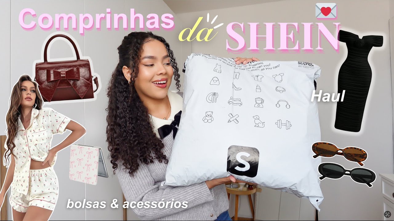 Comprinhas da SHEIN 🛍️| pijamas, bolsas, acessórios e até look masculino + de R$1.000 em peças!