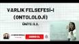 Ontoloji: Felsefenin Varlık İncelemesi ile ilgili video