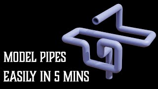 How to model pipe easily in Blender 2.92 | Blender Beginners tutorial