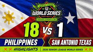 Philippines vs San Antonio Texas | FULL GAME HIGHLIGHTS | 2026 Senior League World Series Softball screenshot 1