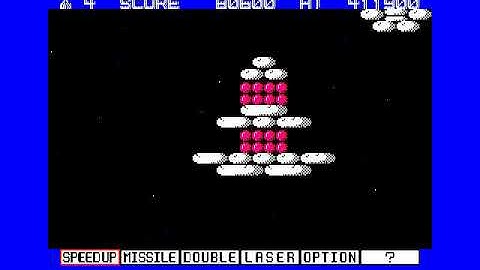 Gradius (Sharp X1) - 114,300 pts.