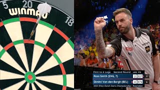 ROSS SMITH HITS A NINE DARTER! 2024 Dutch Darts Championship