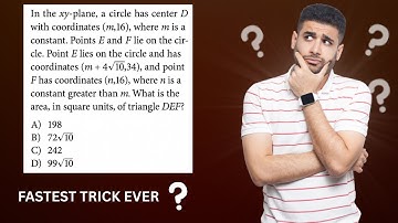 Triangle Area from Circle Geometry | Solved with Desmos Visualization | SAT
