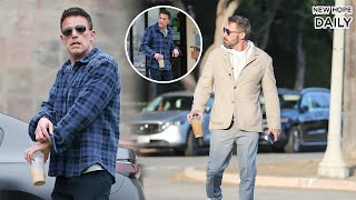 Ben Affleck appeared without a wedding ring for the first time since divorce rumor Jennifer Lopez