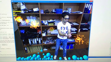 Cinder + kinect + OpenCV + Box2D