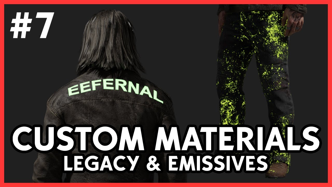 DBD Modding V2 - Custom Materials [2] Legacy & Emissives - YouTube