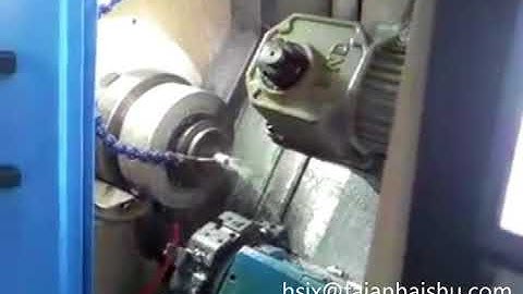 CNC250B slant bed cnc turning center processing video